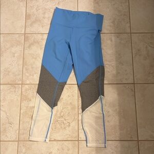 Fabletics Blue and Gray Leggings